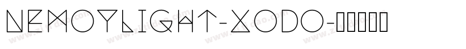 NemoyLight-xOdO字体转换