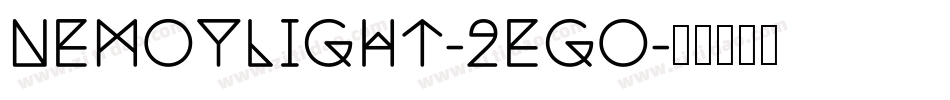 NemoyLight-2eGo字体转换