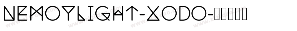 NemoyLight-xOdO字体转换