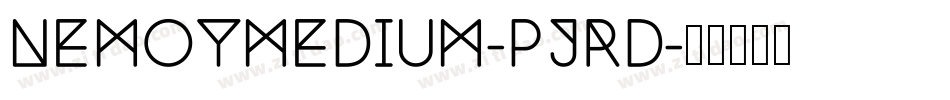 NemoyMedium-pjrD字体转换