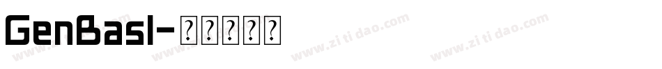 GenBasI字体转换
