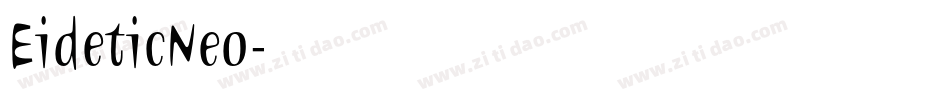 EideticNeo字体转换