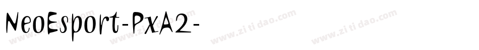 NeoEsport-PxA2字体转换