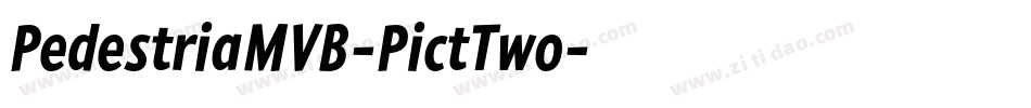 PedestriaMVB-PictTwo字体转换