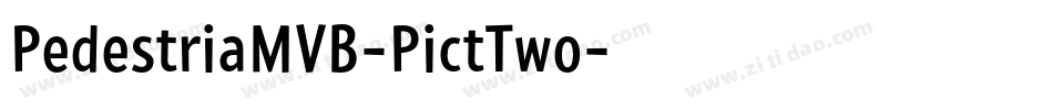 PedestriaMVB-PictTwo字体转换