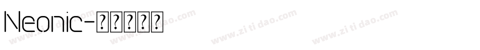 Neonic字体转换