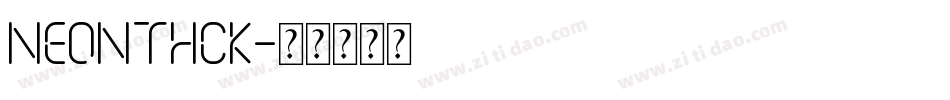 NEONTHCK字体转换