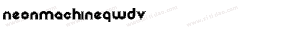 NeonMachine-qwDV字体转换