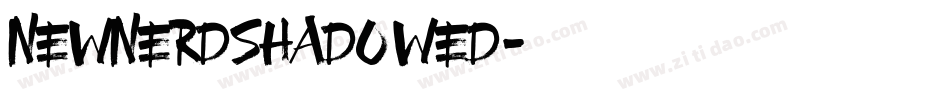 NewNerdShadowed字体转换