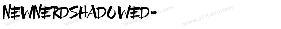 NewNerdShadowed字体转换