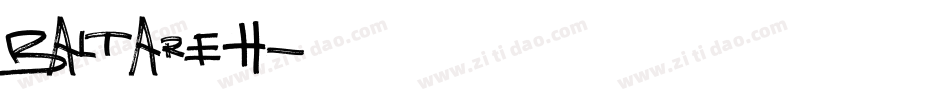 Baltareh字体转换