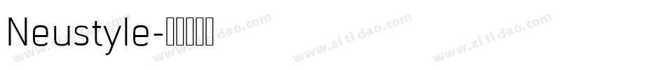 Neustyle字体转换