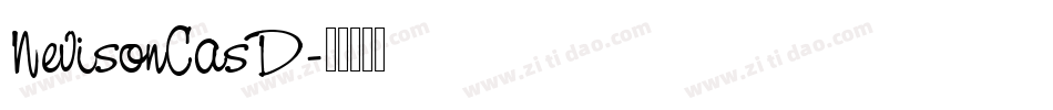 NevisonCasD字体转换