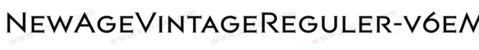 NewAgeVintageReguler-v6eM字体转换