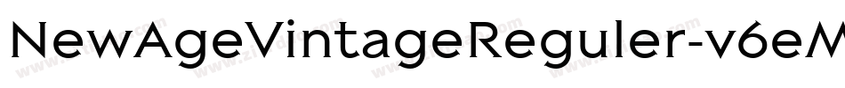 NewAgeVintageReguler-v6eM字体转换