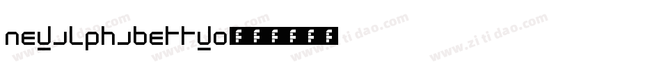 NewAlphabetTwo字体转换