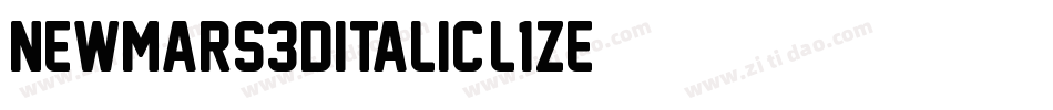 NewMars3DItalic-l1Ze字体转换