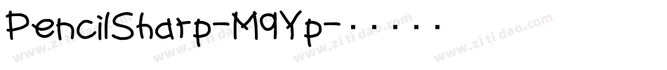 PencilSharp-M9Yp字体转换