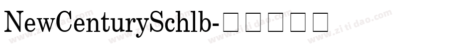 NewCenturySchlb字体转换