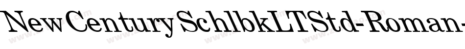 NewCenturySchlbkLTStd-Roman字体转换