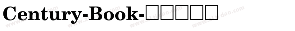 Century-Book字体转换