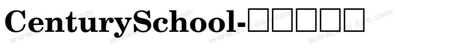 CenturySchool字体转换
