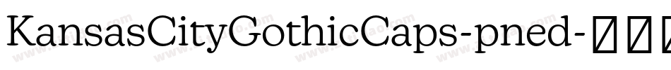 KansasCityGothicCaps-pned字体转换