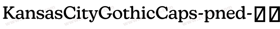 KansasCityGothicCaps-pned字体转换