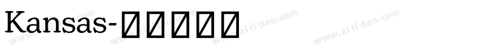 Kansas字体转换