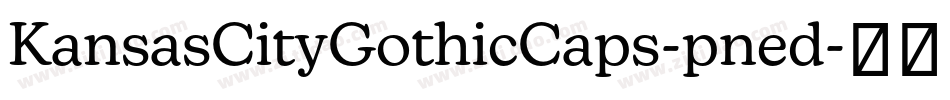 KansasCityGothicCaps-pned字体转换