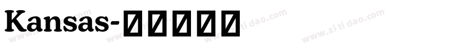 Kansas字体转换