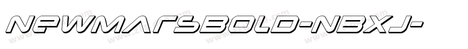 NewMarsBold-nBxJ字体转换