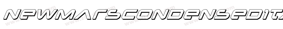 NewMarsCondensedItalic-BJBl字体转换