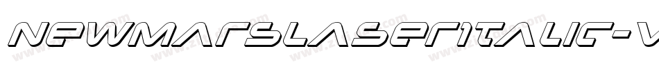 NewMarsLaserItalic-vw3D字体转换
