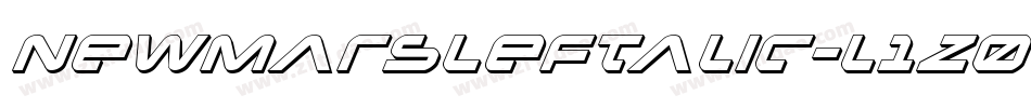 NewMarsLeftalic-l1Z0字体转换