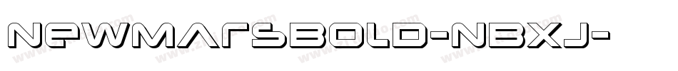 NewMarsBold-nBxJ字体转换