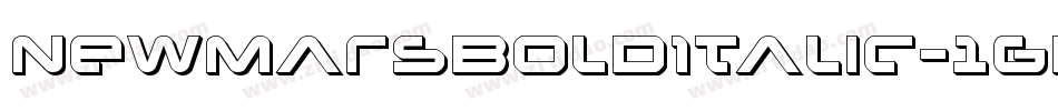 NewMarsBoldItalic-1gP4字体转换