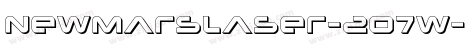 NewMarsLaser-2o7w字体转换