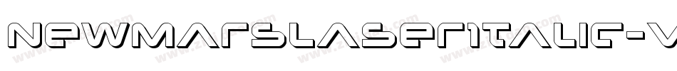 NewMarsLaserItalic-vw3D字体转换