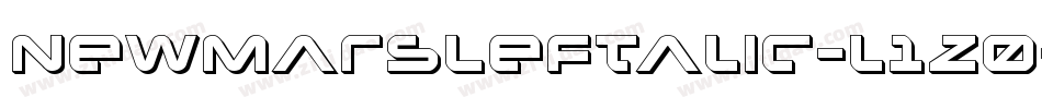 NewMarsLeftalic-l1Z0字体转换