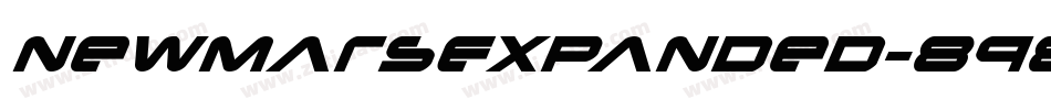 NewMarsExpanded-898B字体转换