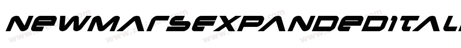 NewMarsExpandedItalic-Y438字体转换 NewMarsExpandedItalic-Y438字体转换