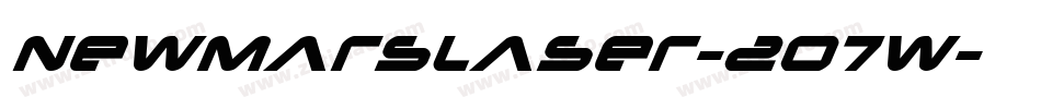 NewMarsLaser-2o7w字体转换