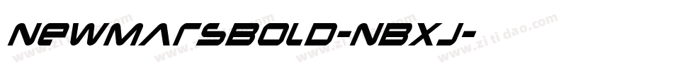 NewMarsBold-nBxJ字体转换