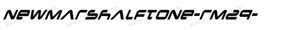 NewMarsHalftone-rM29字体转换
