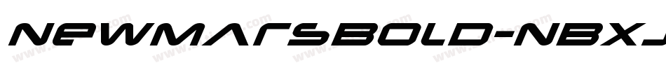 NewMarsBold-nBxJ字体转换