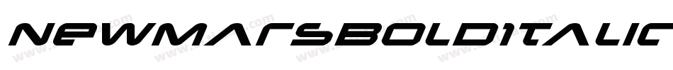 NewMarsBoldItalic-1gP4字体转换
