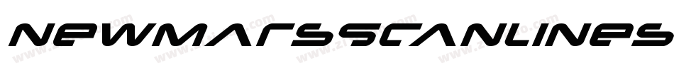 NewMarsScanlinesItalic-1gPB字体转换