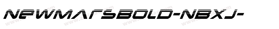 NewMarsBold-nBxJ字体转换
