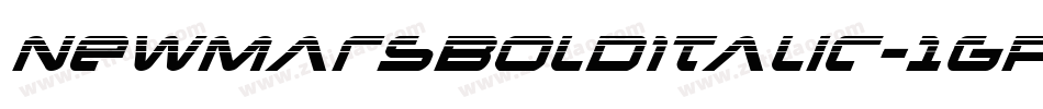 NewMarsBoldItalic-1gP4字体转换